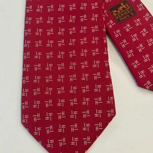Hermès Classic "H" Silk Tie (Never Worn)